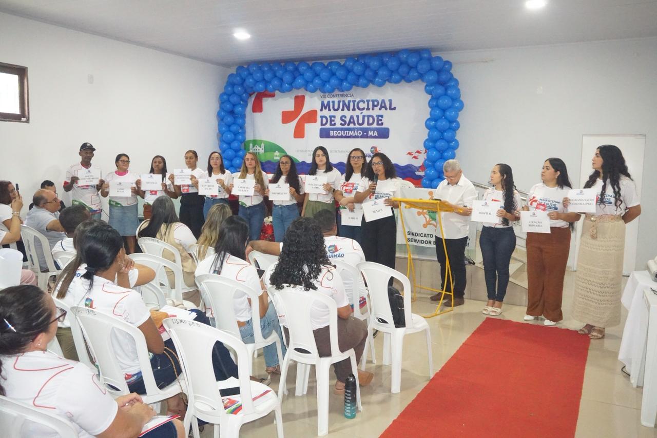 Prefeitura de Bequimão realiza VIII Conferência Municipal de Saúde com participação popular e planejamento para os próximos anos